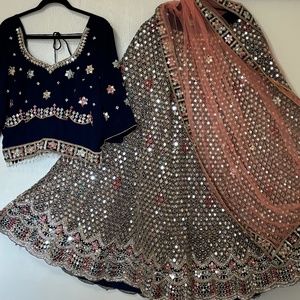 Georgette Mirror designer Embroid